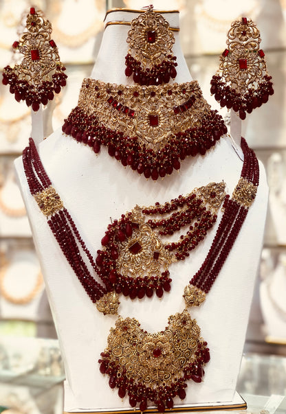 Indian Casting hand-made bridal set