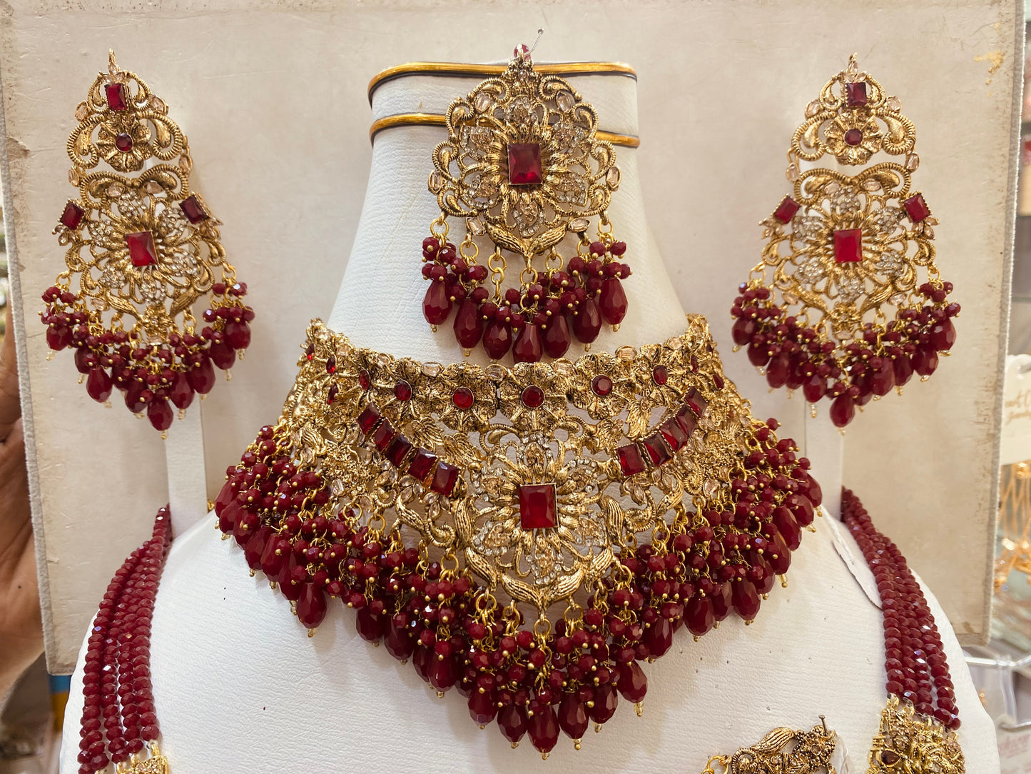 Indian Casting hand-made bridal set