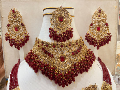 Indian Casting hand-made bridal set